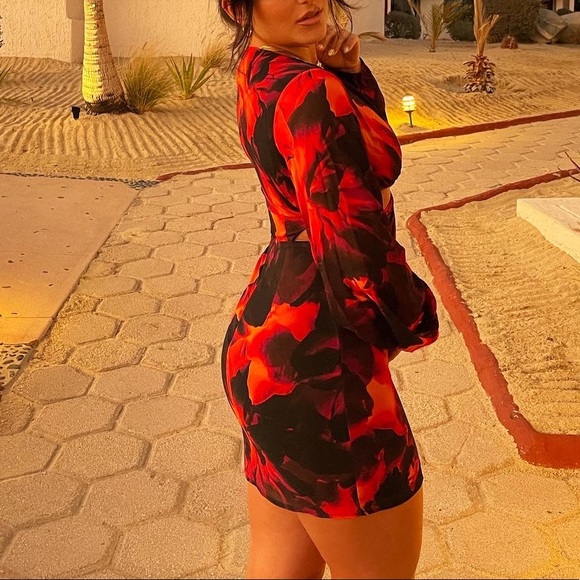 Runaway the Label Red Dress - Picture 4 of 6